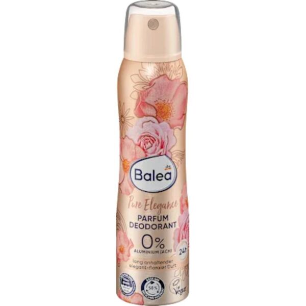 Balea Αποσμητικό σπρέι και άρωμα σωματος Pure Elegance , 150ml