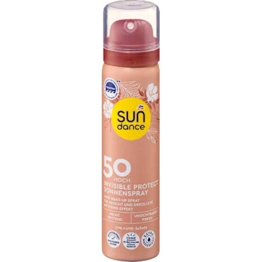 Sundance Αντηλιακό σπρέι προσώπου invisible protect SPF 50, 75 ml