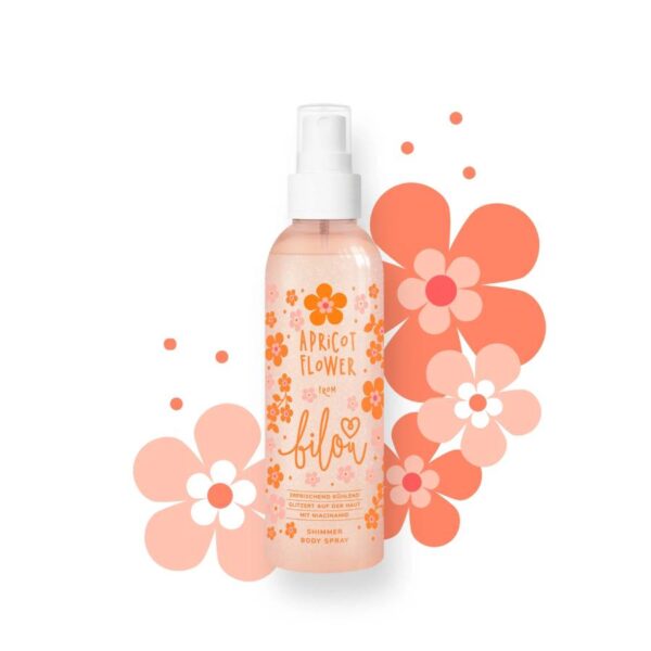 Body Spray Apricot Flower με Glitter 100ml