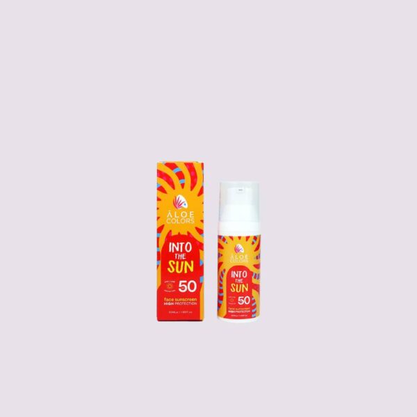 Aloe Colors Into The Sun Face Sunscreen spf50,αντηλιακο προσωπου