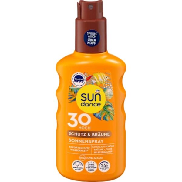 Sundance Sun Spray Protection & Tan SPF 30, 200 ml,Αντιηλιακή προστασία & μαύρισμα