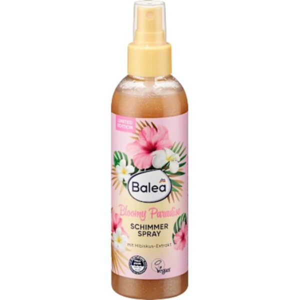 Balea Σπρέι σώματος Shimmer spray Bloomy Paradise, 200 ml