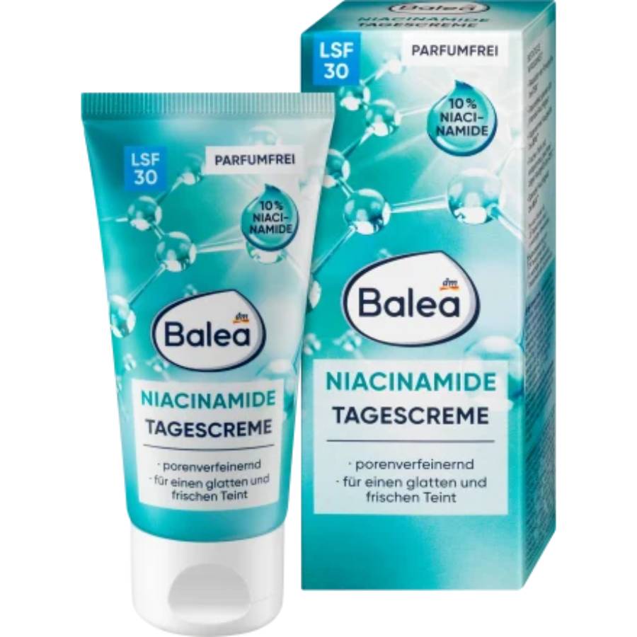 Balea Niacinamide Facial Cream SPF 30, 50 ml