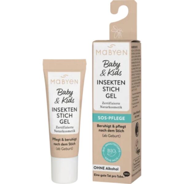 Mabyen Τζελ για τσιμπήματα εντόμων άμεσης ανακούφισης για μωρά και παιδιά, 10 ml