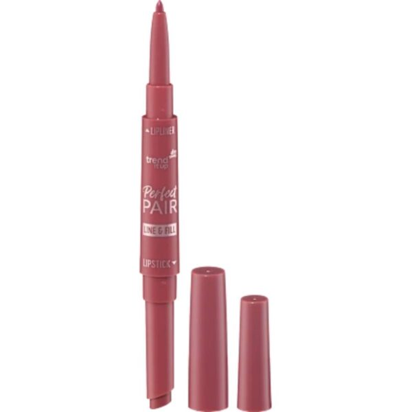 trend !t up Lipstick Perfect Pair Line & Fill 520 Dark Rose Pink, 1,7 γρ.