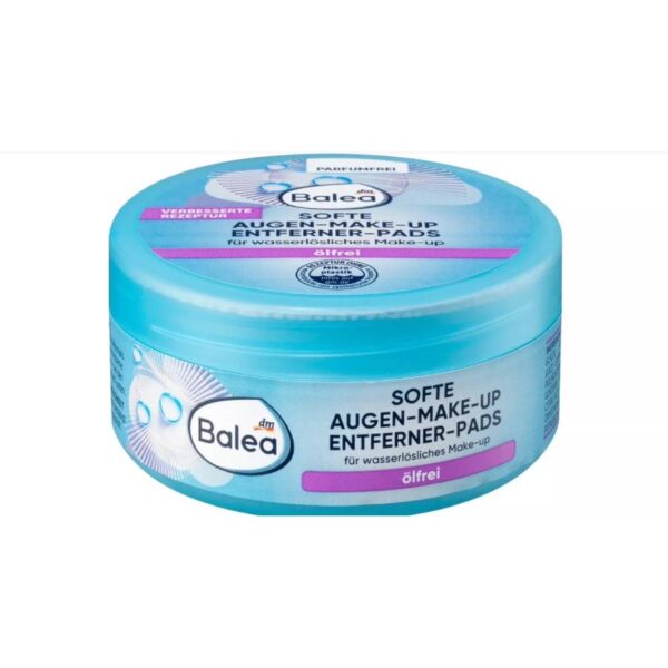 Balea Balea Επιθέματα ντεμακιγιάζ ματιών Χωρίς λάδι, 50 τεμ