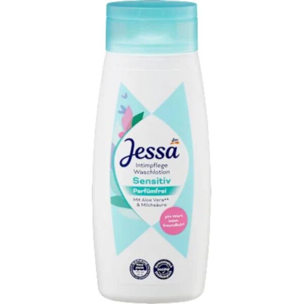 Jessa Intimate Care Wash Lotion Sensitive Χωρίς Άρωμα, 300 ml,Λοσιον πλυσιματος για την ευαισθητη περιοχη Sensitive