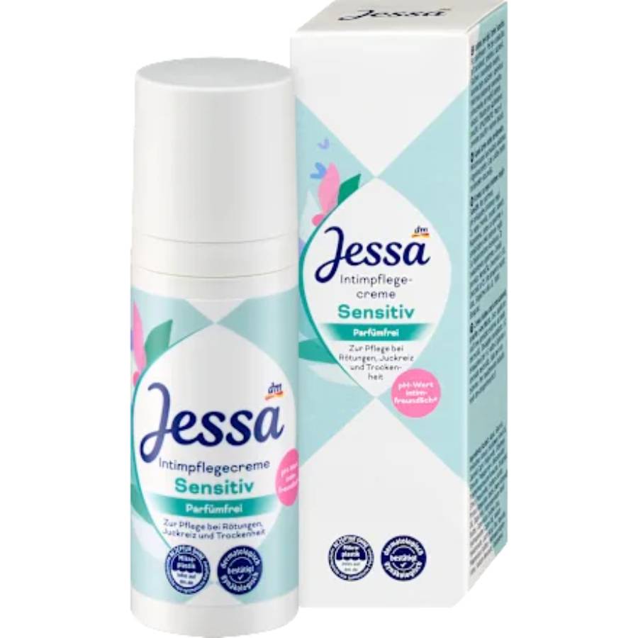 Jessa Κρέμα intimate care sensitive, 50 ml,Κρέμα περιποίησης για την ευαίσθητη περιοχή