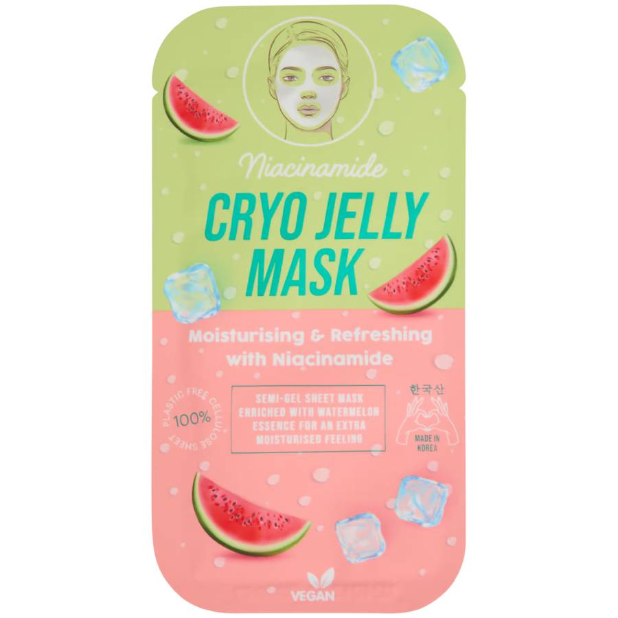 Κορεάτικη μάσκα προσώπου Cryogel με αιθεριο ελαιο καρπουζιου