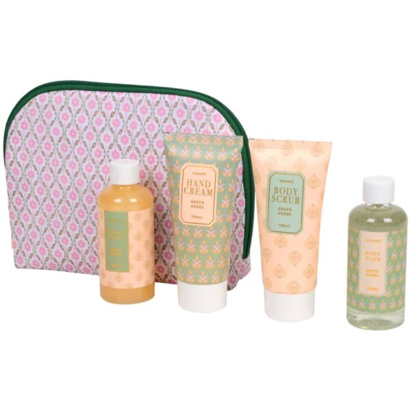 Body Care Σετ δώρου ευεξίας με νεσεσέρ 4x100ml