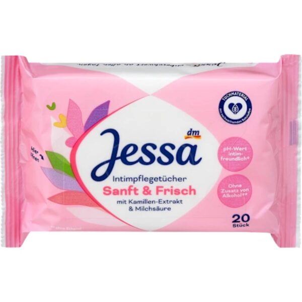 Intimate Care Wipes Gentle & Fresh, 20 τεμ ,μαντηλάκια φροντίδας ευαισθητης περιοχης