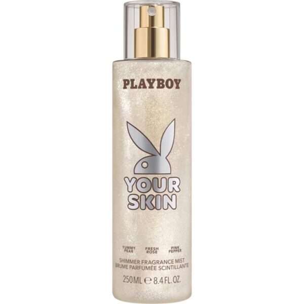 Playboy Your Skin Mist, 250 ml,hair and body mist με γκλιτερ