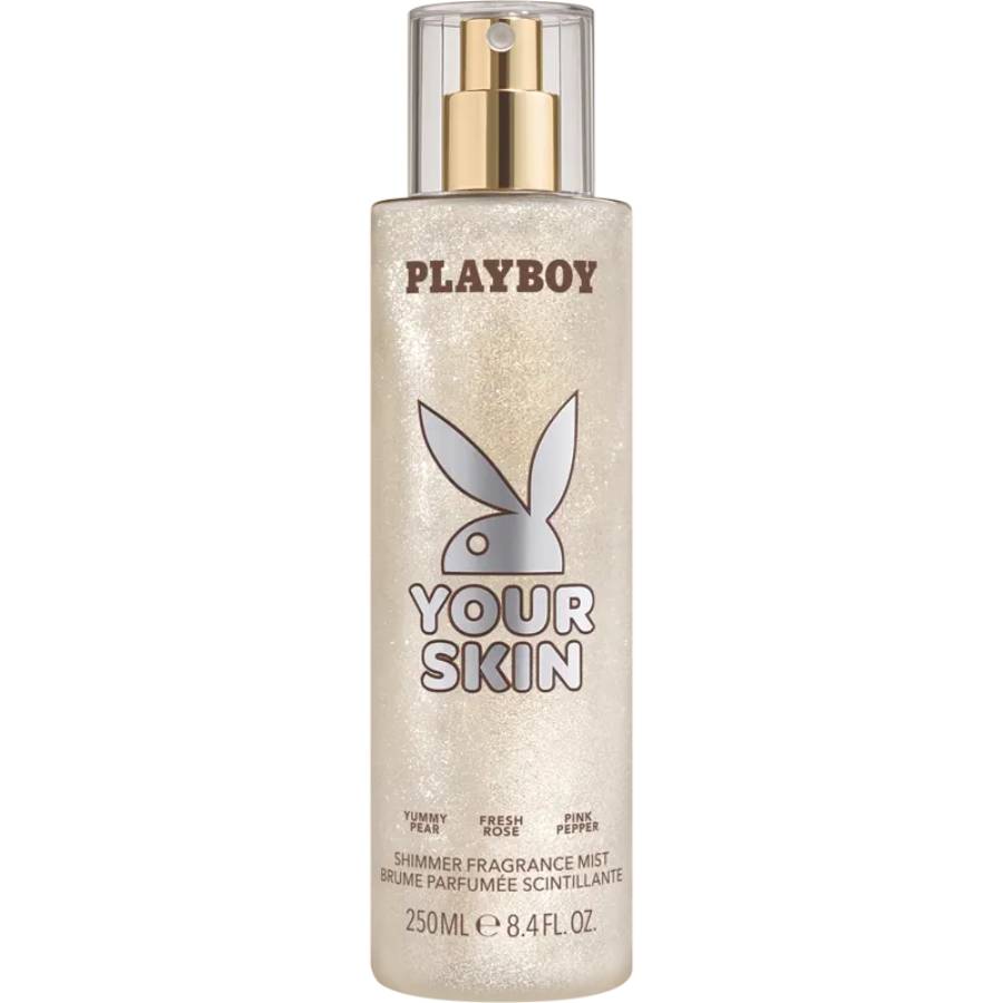 Playboy Your Skin Mist, 250 ml,hair and body mist με γκλιτερ