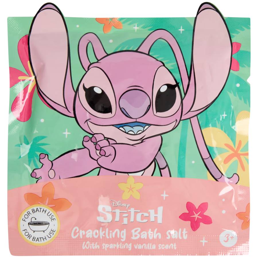 Disney Stitch αλατα μπανιου με τριξιματα,χρωμα αρωμα βανιλιας