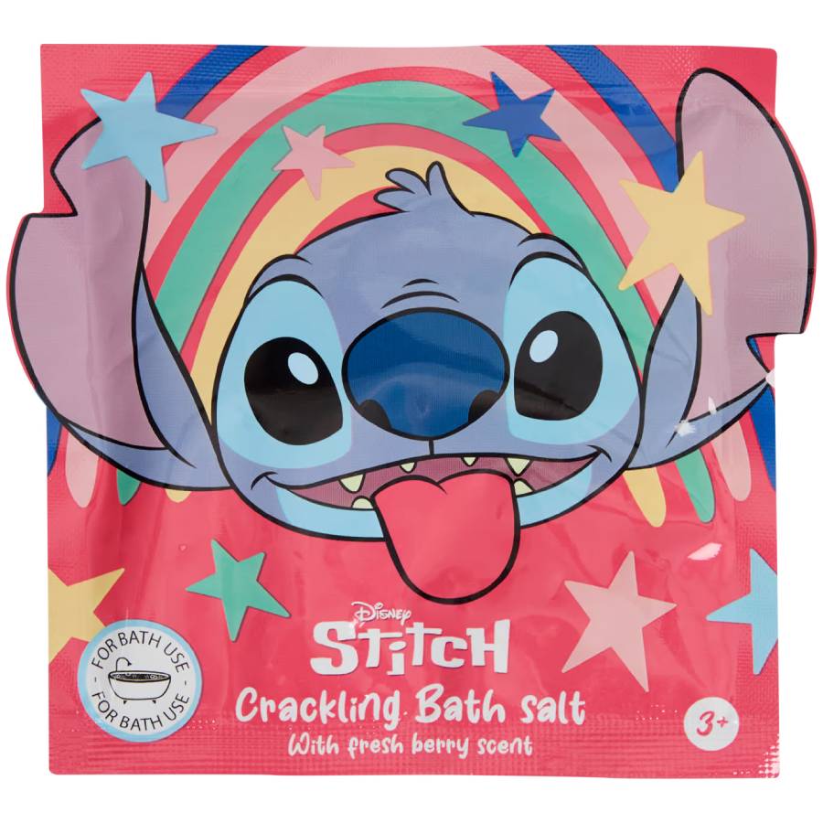 Disney Stitch αλατα μπανιου με τριξιματα,χρωμα αρωμα φρέσκων μουρων