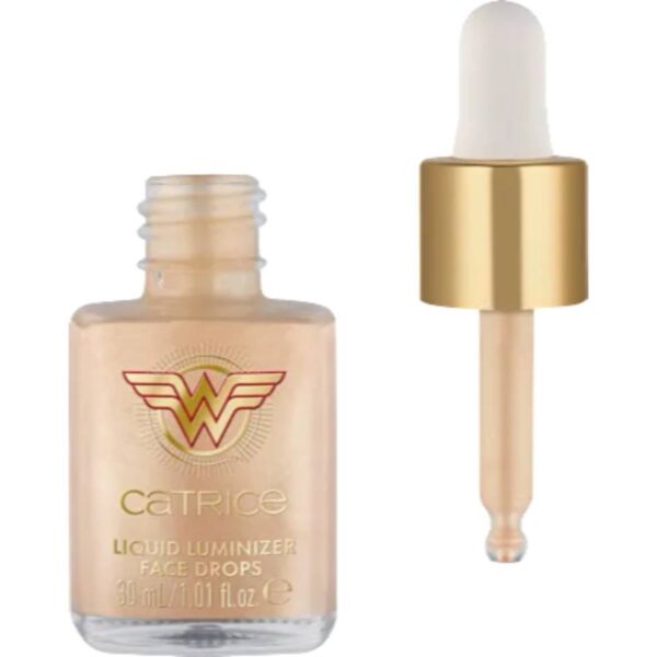 Catrice Serum Wonder Woman Liquid Luminizer Face Drops, 30 ml,λαμπρυντικός ενυδατικός ορός με στρας