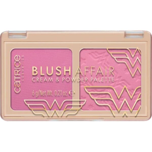 Blush Wonder Woman Affair Cream & Powder Palette 010 Champion For All, 6 γρ.διπλο ρουζ