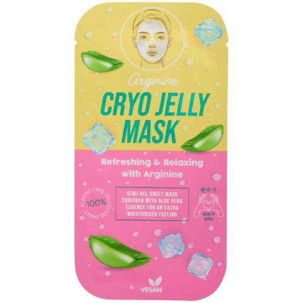 Κορεάτικη μάσκα προσώπου Cryogel με αιθεριο ελαιο Aloe vera