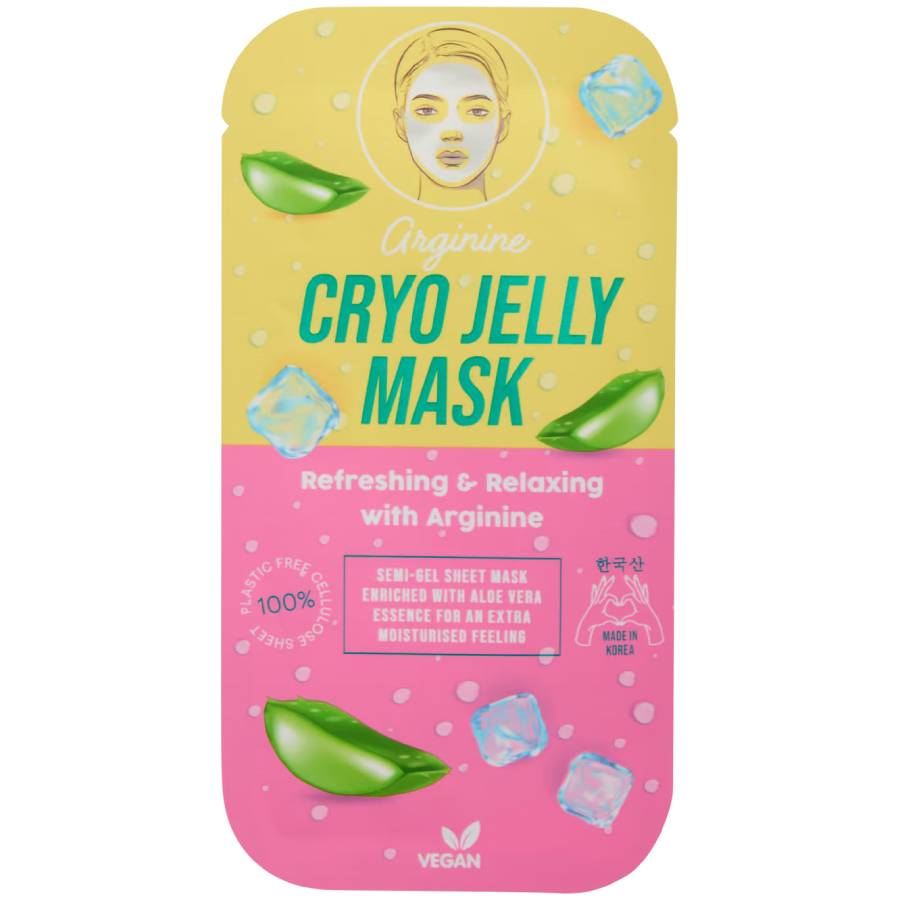 Κορεάτικη μάσκα προσώπου Cryogel με αιθεριο ελαιο Aloe vera
