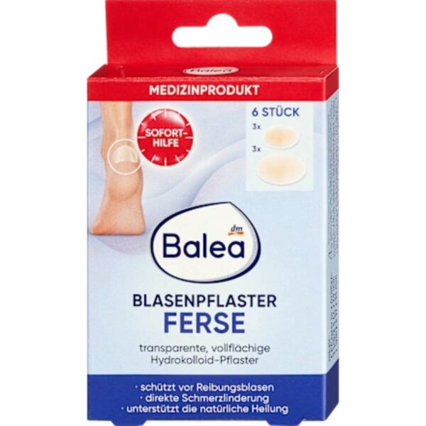 Balea Επιθέματα για φουσκάλες στη φτέρνα, 6 τεμάχια