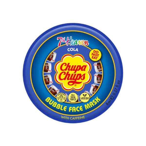 Chupa Chups Bubble Face Mask Apple με Caffeine