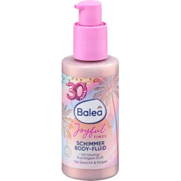 Balea Shimmer Body Fluid Joyful Times 30 Years, 75 ml