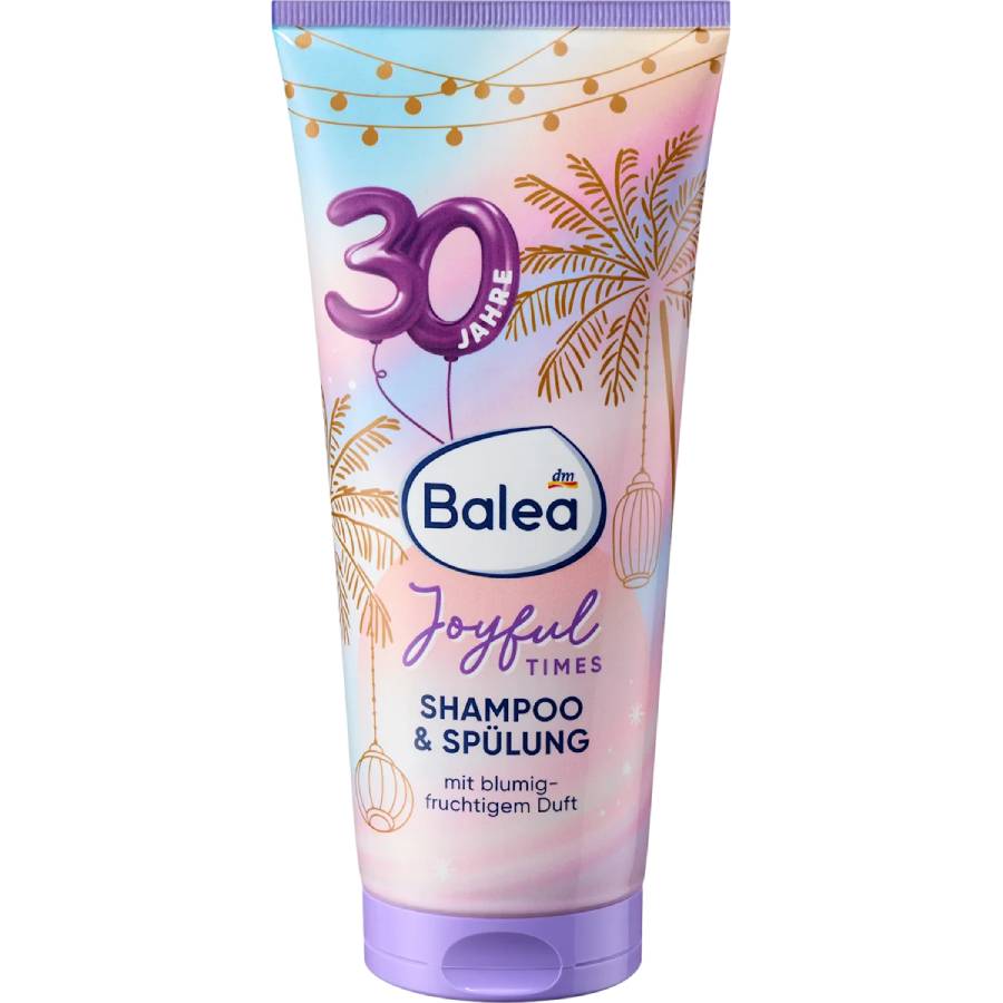 Balea Σαμπουάν & Μαλακτικό Joyful Times 30 Years, 200 ml