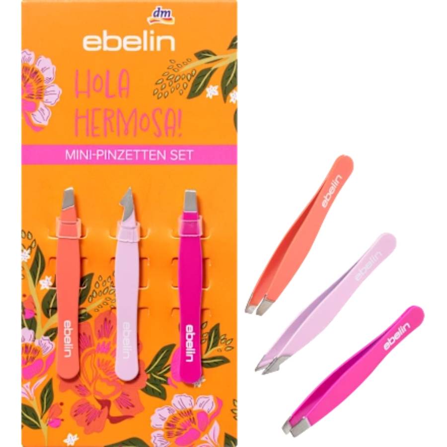 ebelin Σετ μίνι τσιμπιδάκια 3 τεμαχίων Hola Hermosa, 1 τεμάχιο