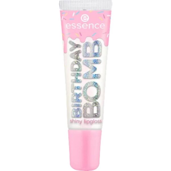 Essence Lipgloss Juicy Birthday Bomb Shiny 01 Cake My Day, 10 ml
