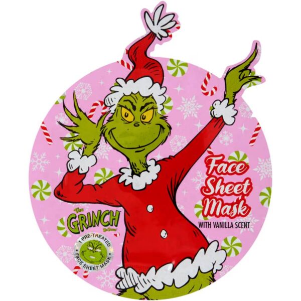 Χριστουγεννιατικη μάσκα προσώπου Grinch αρωμα Vanilla