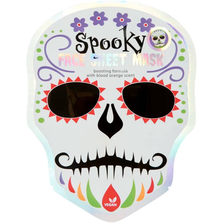 Halloween μασκα προσωπου Spooky -blood orange-boosting formula