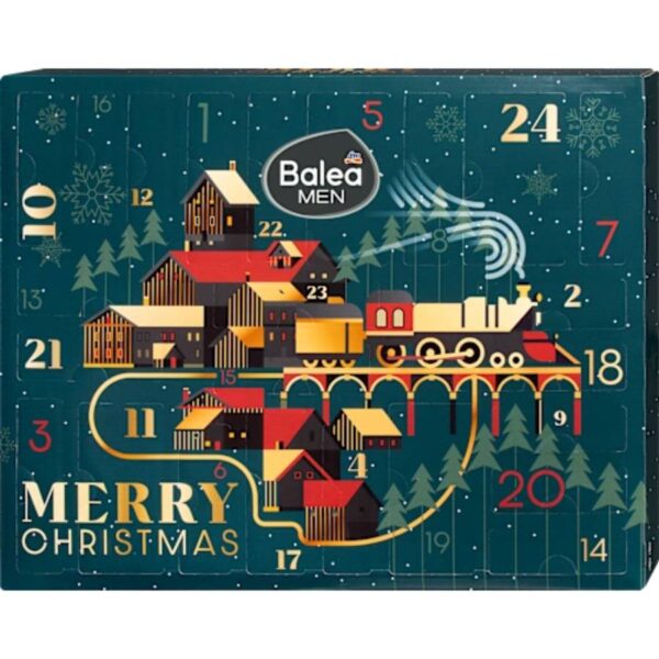 Balea Advent Calendar Men για Πρόσωπο, Σώμα & Μαλλιά 24 τεμ,1 κουτι