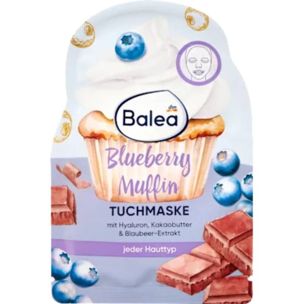 Balea μασκα προσωπου Blueberry Muffin