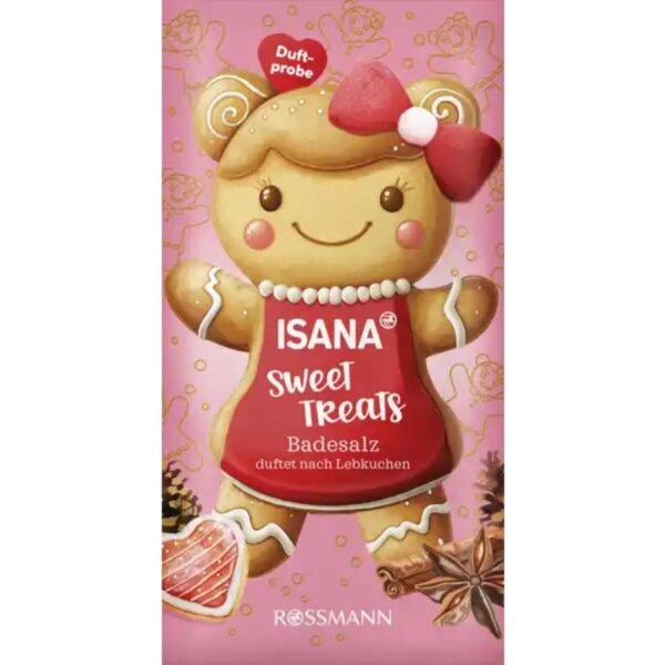 ISANA Άλατα μπάνιου Οι γλυκές λιχουδιές μυρίζουν σαν μελόψωμο,Sweet Treats