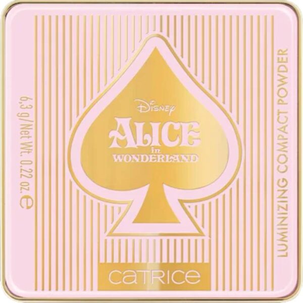 CATRICE Συμπαγής πούδρα Disney Alice In Wonderland Luminizing C01 Slightly Confused, 6,3 γρ.