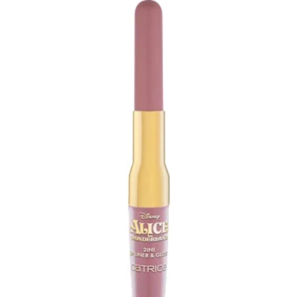 CATRICE Lipliner & Lipgloss Disney Alice In Wonderland 2in1 C01 How Curious, 1,77 g