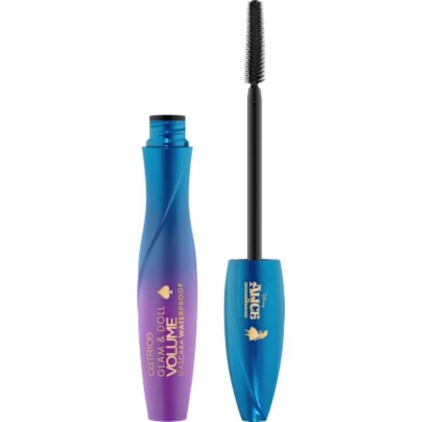 CATRICE Mascara Disney Alice in Wonderland Glam & Doll Volume Waterproof C01 Looking For Wonderland, 10 ml