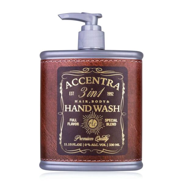 Accentra 3 Σε 1 Ανδρικό σαπούνι χεριών, μαλλιών & σώματος 330ml σε συσκευασία φλασκί