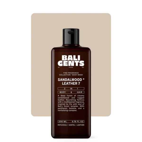BALI GENTS DUSCHGEL SANDALWOOD LEATHER 7 2σε1