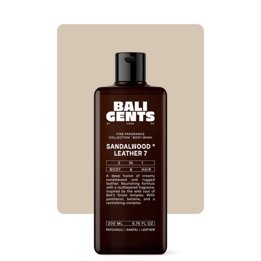BALI GENTS DUSCHGEL SANDALWOOD LEATHER 7 2σε1