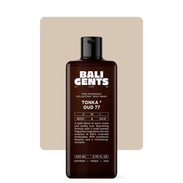 BALI GENTS DUSCHGEL TONKA OUD 77 BALI GENTS ΑΦΡΟΛΟΥΤΡΟ TONKA OUD 77 2σε1